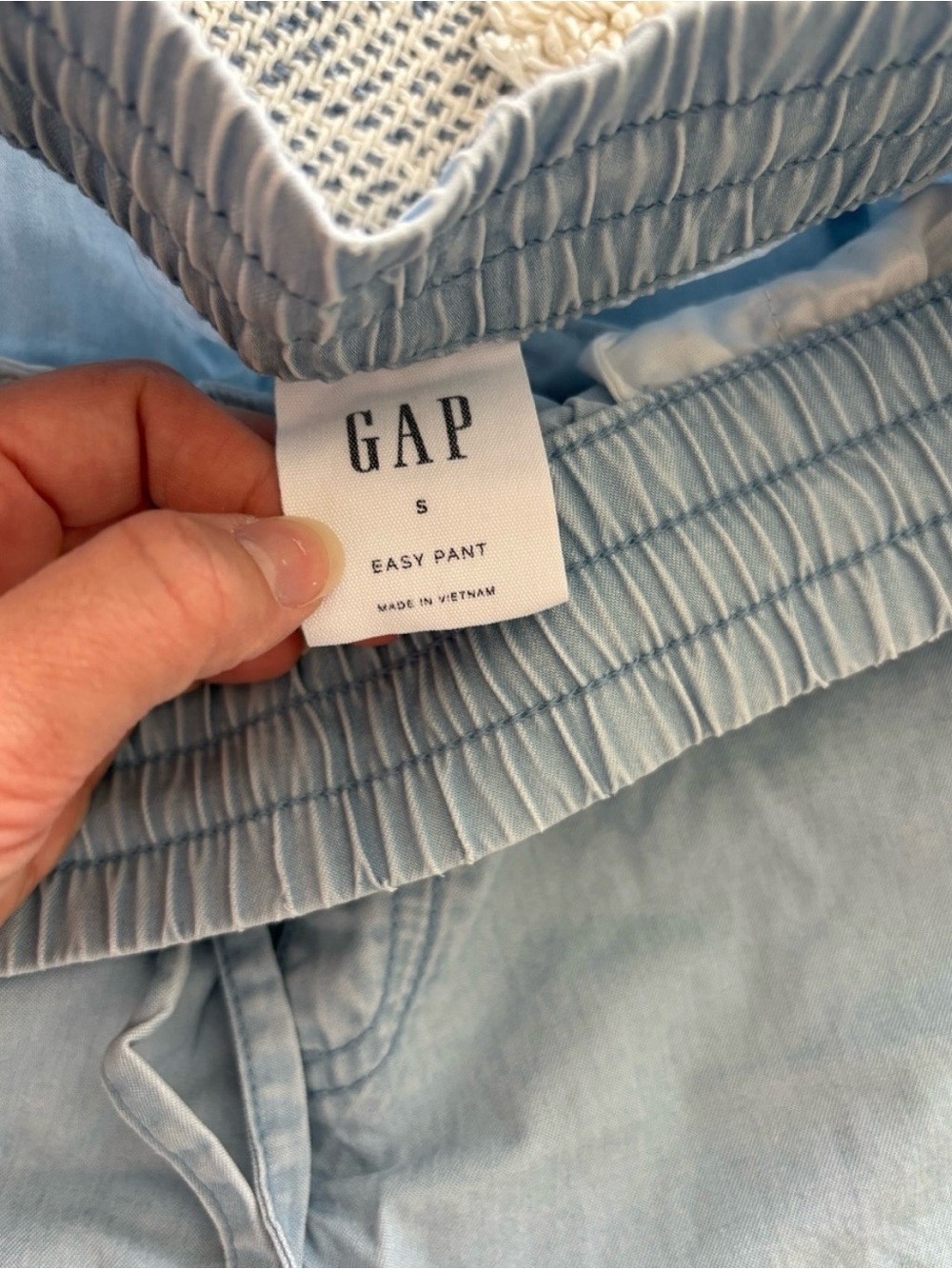 Gap easy pants in light blue - Picture 4 of 4